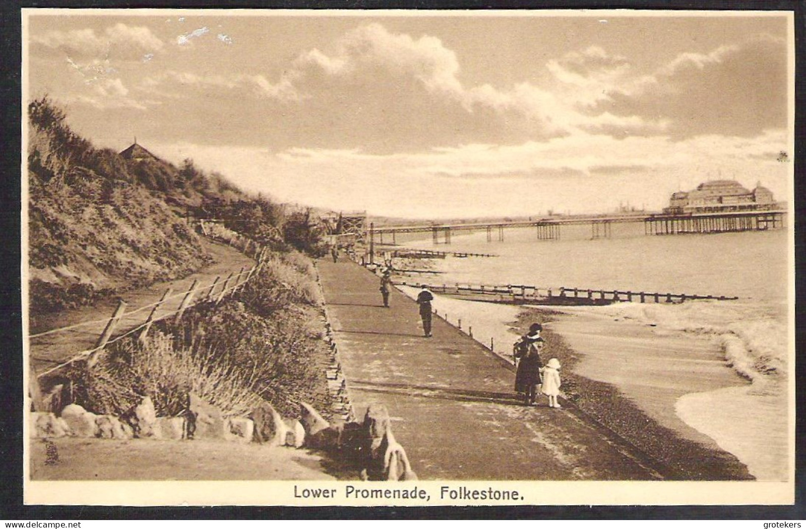 FOLKESTONE Lower Promenade ± 1955 - Folkestone