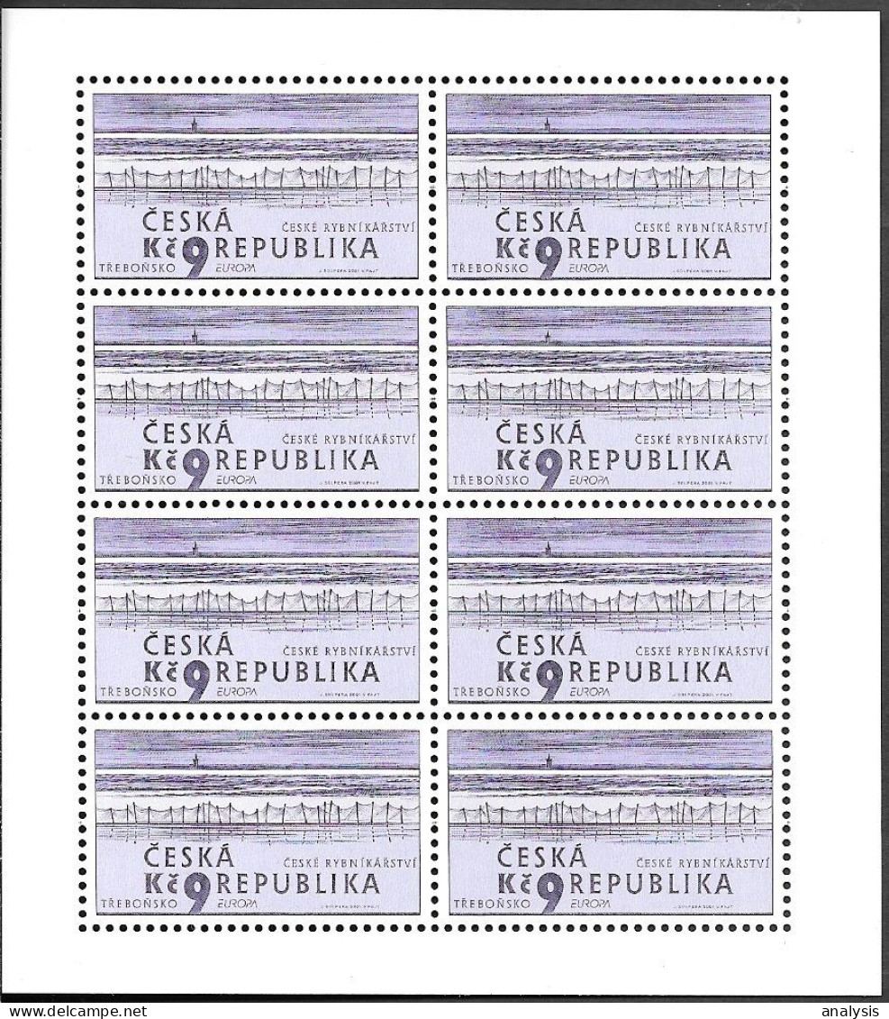 Czech Republic Europa CEPT Sheetlet 2001 MNH. Fish Farming - Nuevos