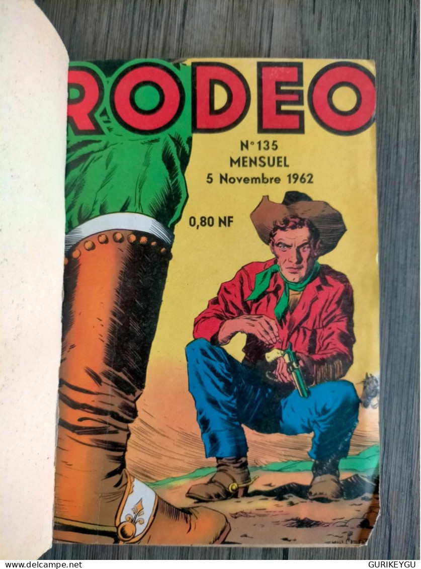 Bd ALBUM RODEO N° 18 Avec  135.136.137.138. MIKI LE RANGER TEX WILLER LUG 1962 Merci De Bien Lire Le Détail - Lug & Semic