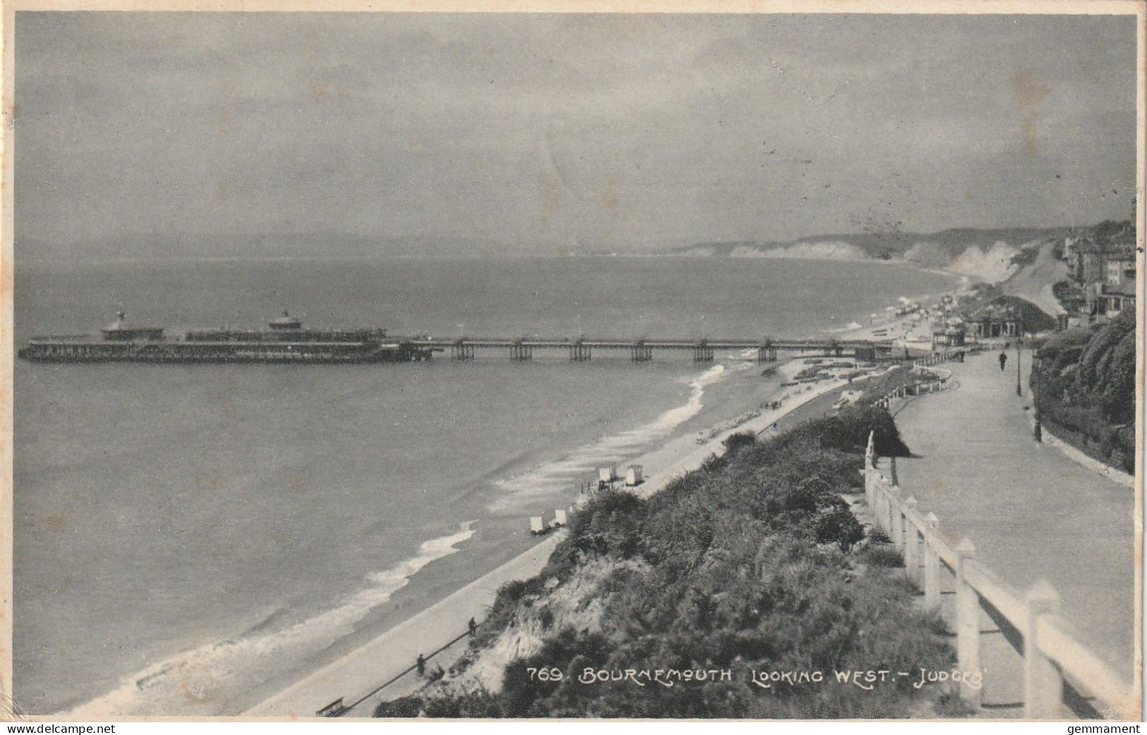 BOURNEMOUTH LOOKING WEST.  JUDGES - Bournemouth (from 1972)