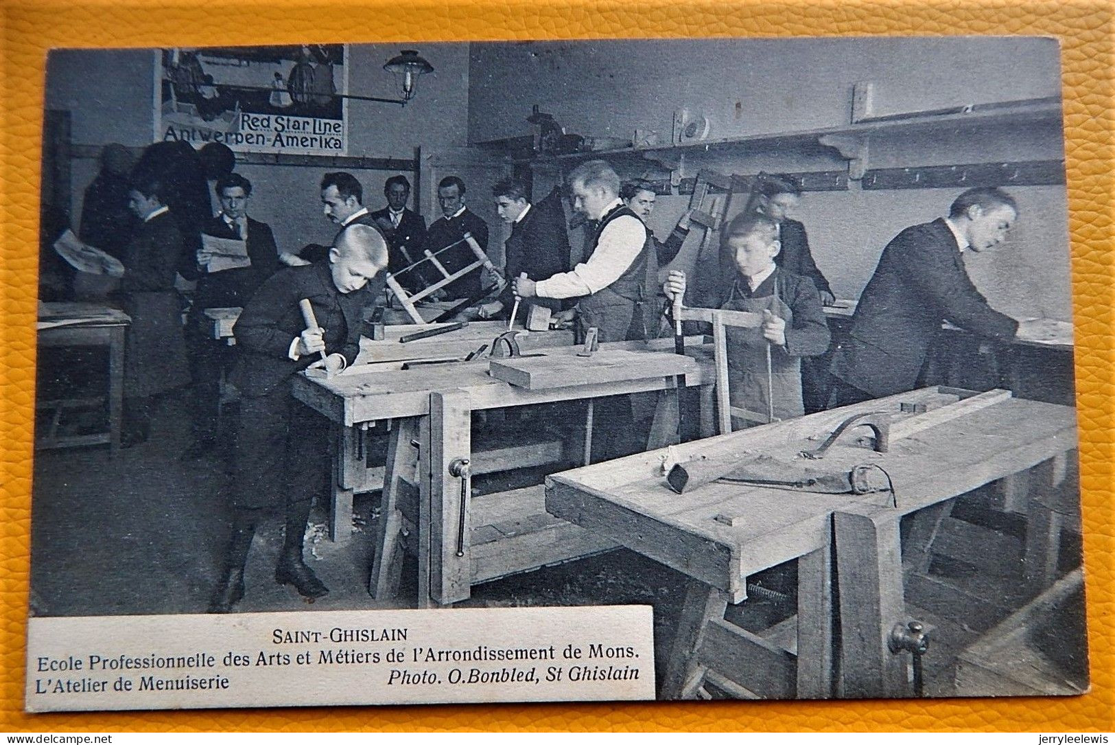 SAINT-GHISLAIN  - Ecole Professionnelle Des Arts Et Métiers - L'Atelier De Menuiserie   - 1909 - Saint-Ghislain