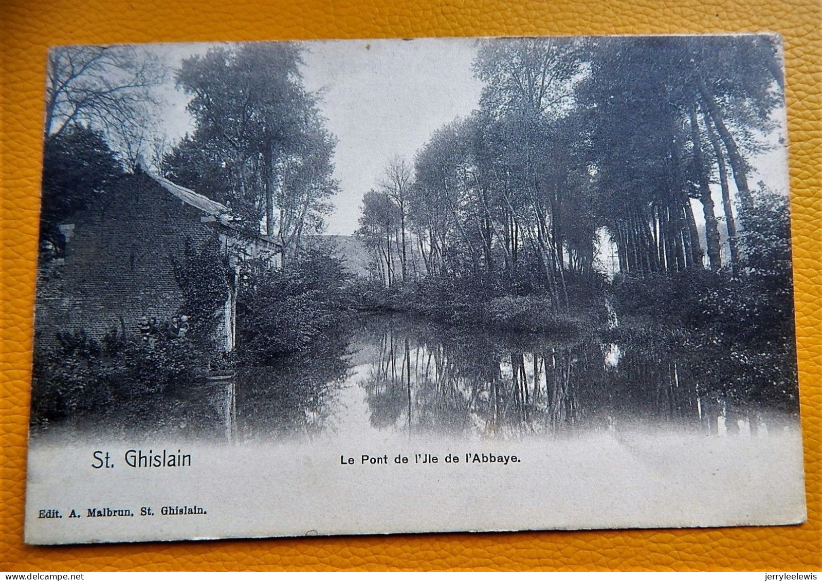 SAINT-GHISLAIN  -  Le Pont De L' Île De L' Abbaye - Saint-Ghislain