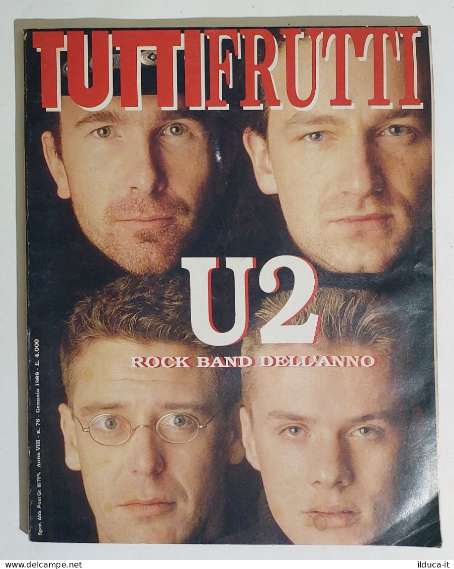 37588 TUTTIFRUTTI A. VIII N. 76 1989 - U2, Brian Ferry, Phil Collins, Kim Wilde - Música