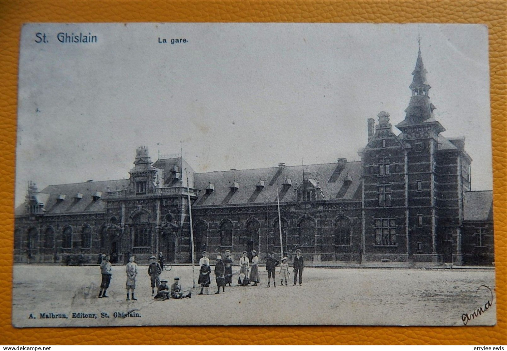 SAINT-GHISLAIN  -  La Gare  -  1904 - Saint-Ghislain