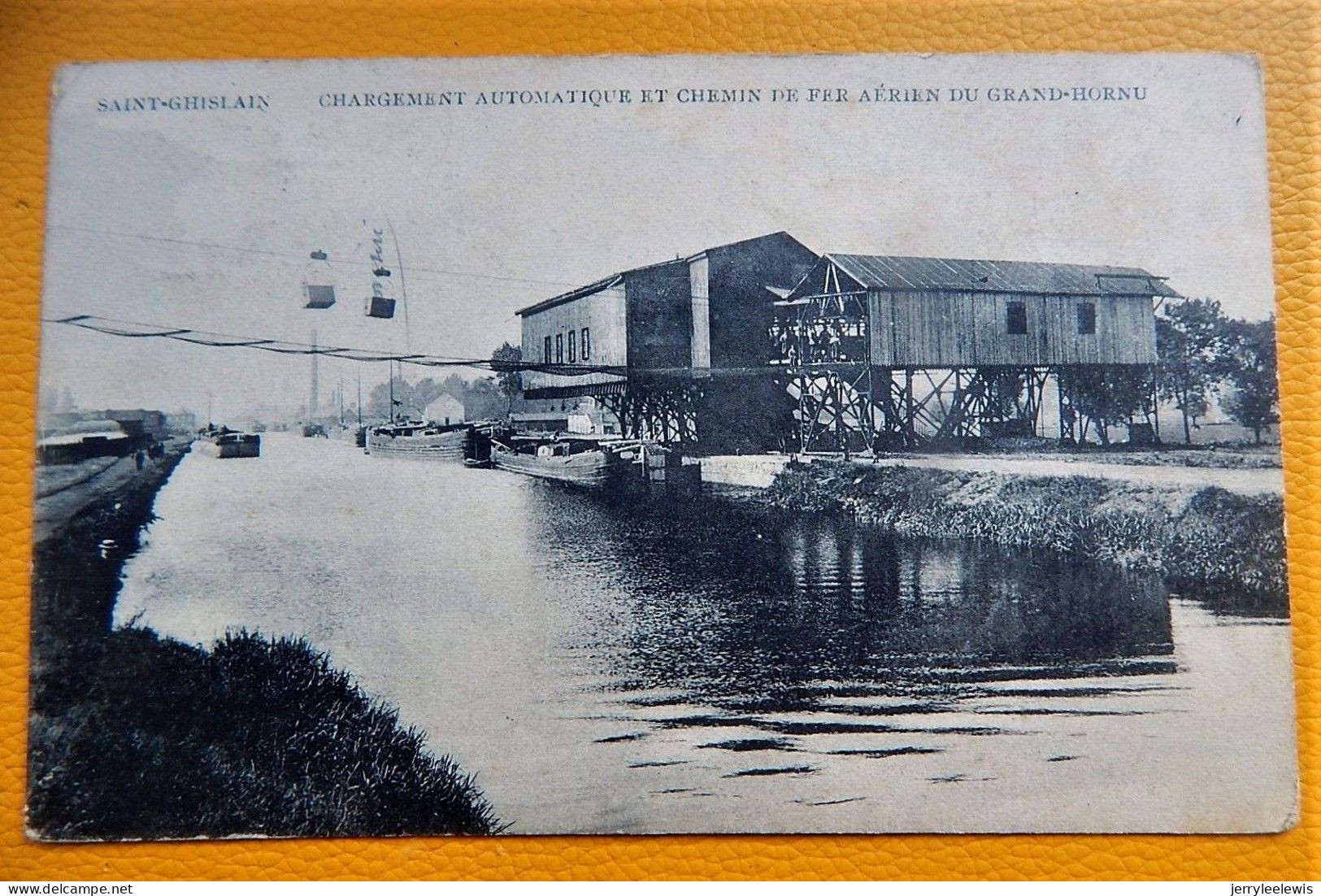 SAINT-GHISLAIN  -  Chargement Automatique Et Chemin De Fer Aérien Du Grand-Hornu  -  1908 - Saint-Ghislain