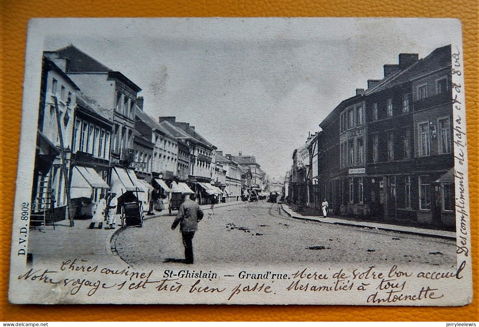 SAINT-GHISLAIN  -  Grand Rue   -  1902 - Saint-Ghislain