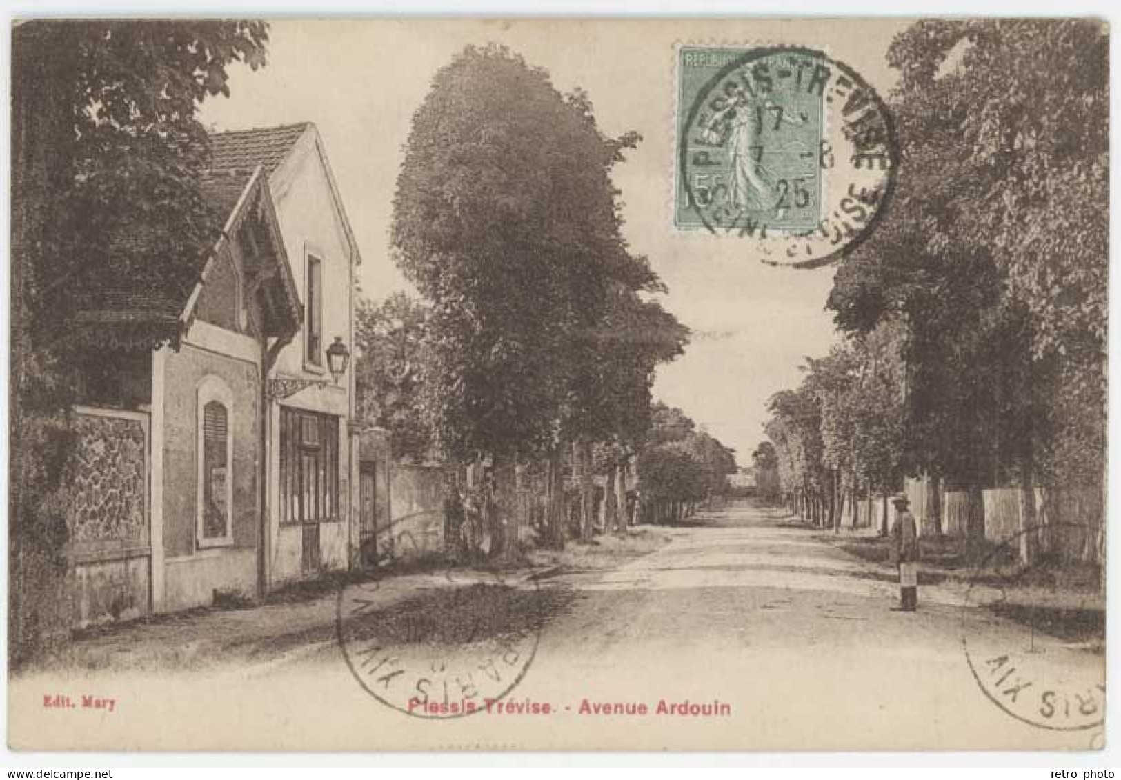 Cpa Le Plessis Trévise - Avenue Ardouin - Le Plessis Trevise