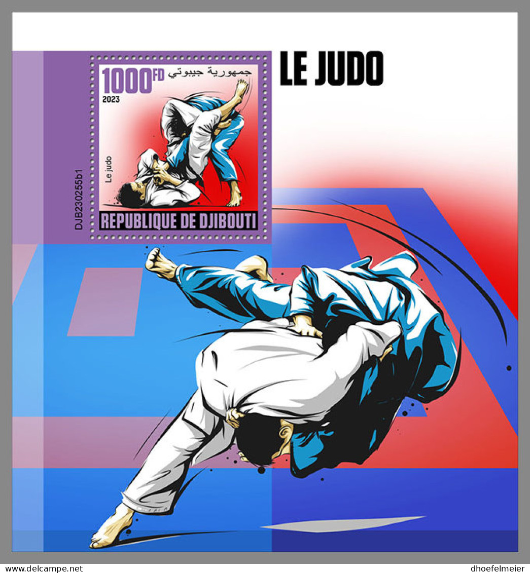 DJIBOUTI 2023 MNH Judo S/S I - OFFICIAL ISSUE - DHQ2341 - Judo