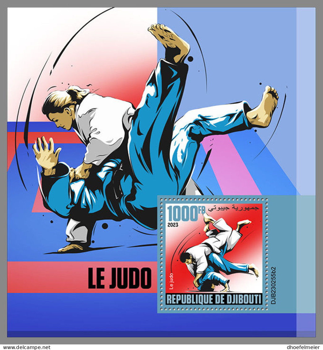 DJIBOUTI 2023 MNH Judo S/S II - IMPERFORATED - DHQ2341 - Judo