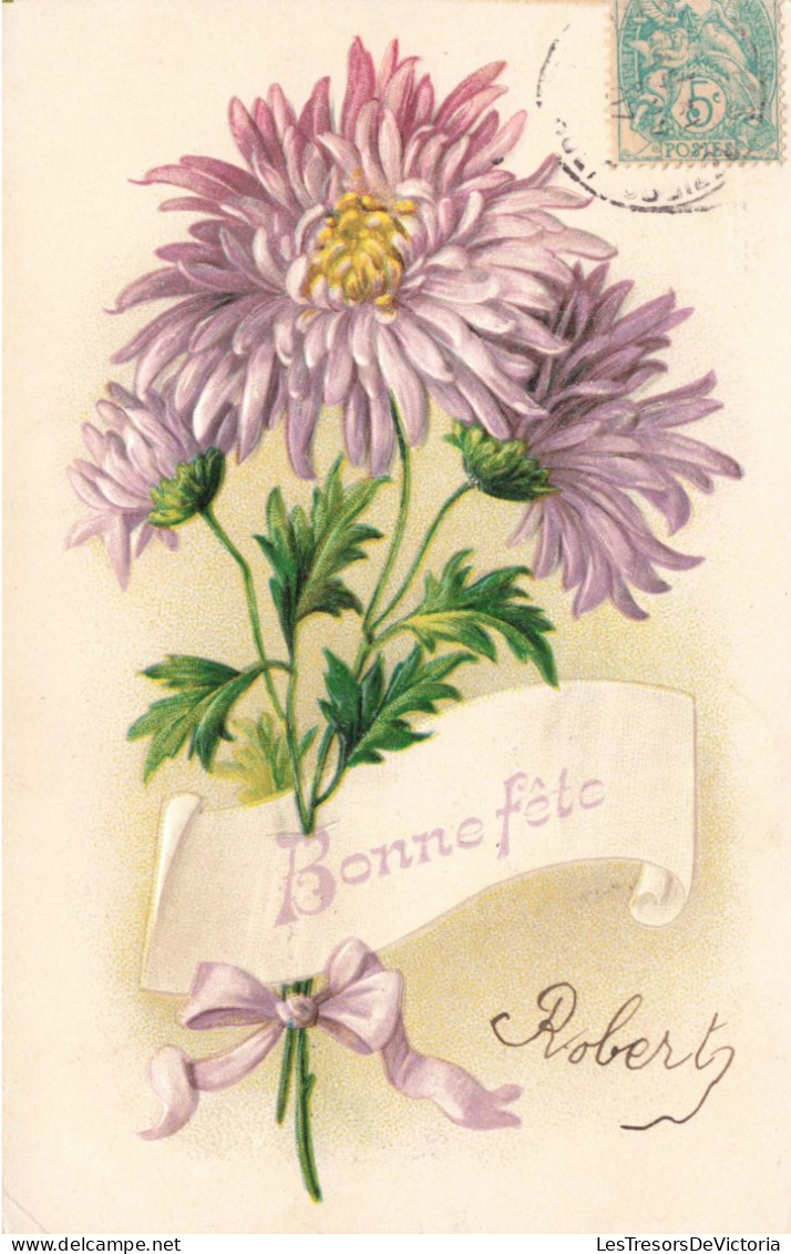 FETES ET VOEUX - Anniversaire - Des Fleurs - Colorisé - Carte Postale Ancienne - Verjaardag