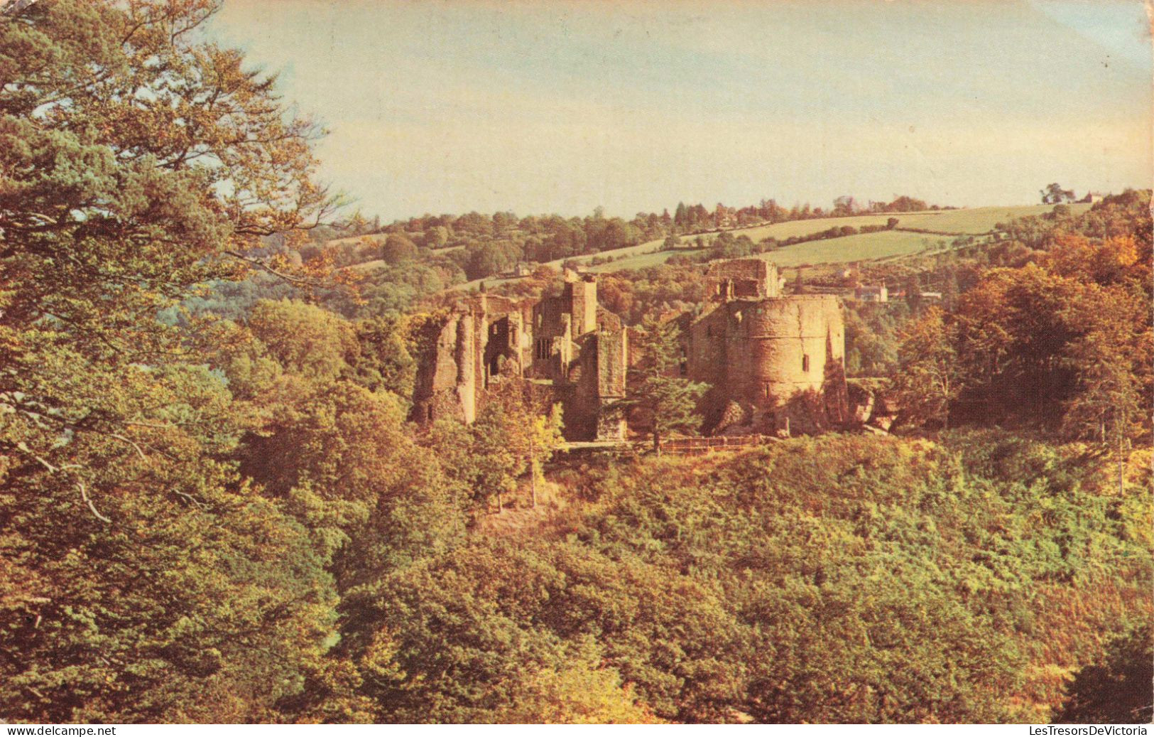 ROYAUME-UNI - Pays De Galles - Vallée De La Wye - Goodrich Castle - Colorisé - Carte Postale Ancienne - Autres & Non Classés