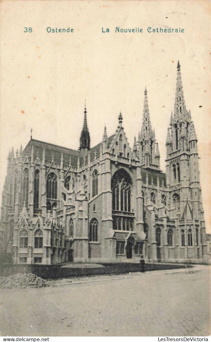 BELGIQUE - Ostende - La Nouvelle Cathédrale - Carte Postale Ancienne - Oostende