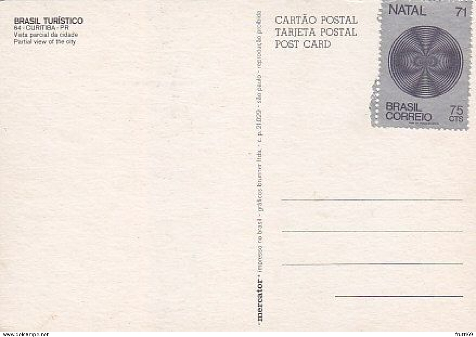 AK 171366 BRAZIL - Curtibia  - Vista Parcial De Cidade - Curitiba