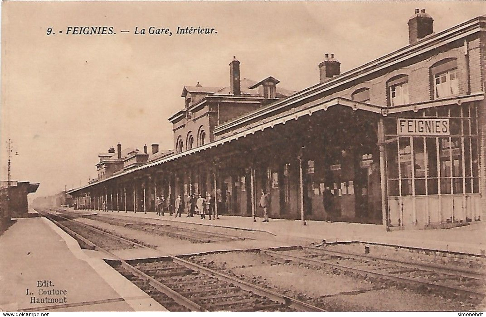 FEIGNIES - Gare Intérieur - Feignies