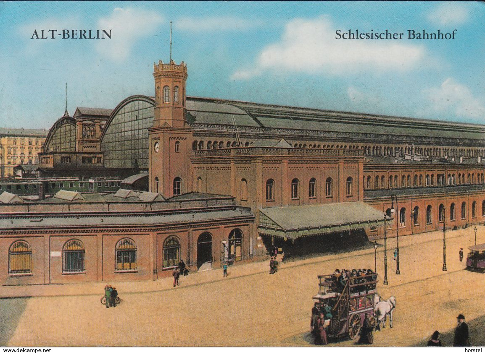 D-10243 Berlin - Schlesischer Bahnhof (heute Ostbahnhof) - BVG Kutsche - Friedrichshain