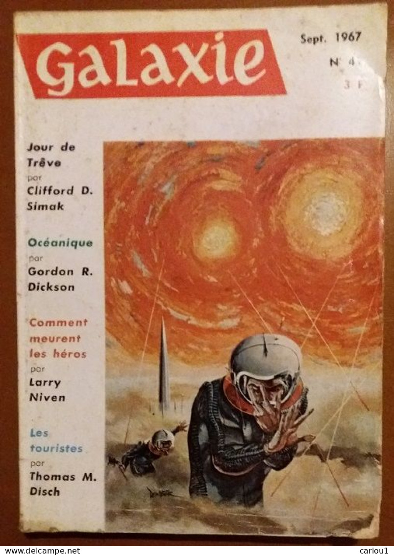 C1 GALAXIE # 41 1967 SIMAK Dickson NIVEN Disch MacApp VIRGIL FINLAY  Port Inclus France - Opta