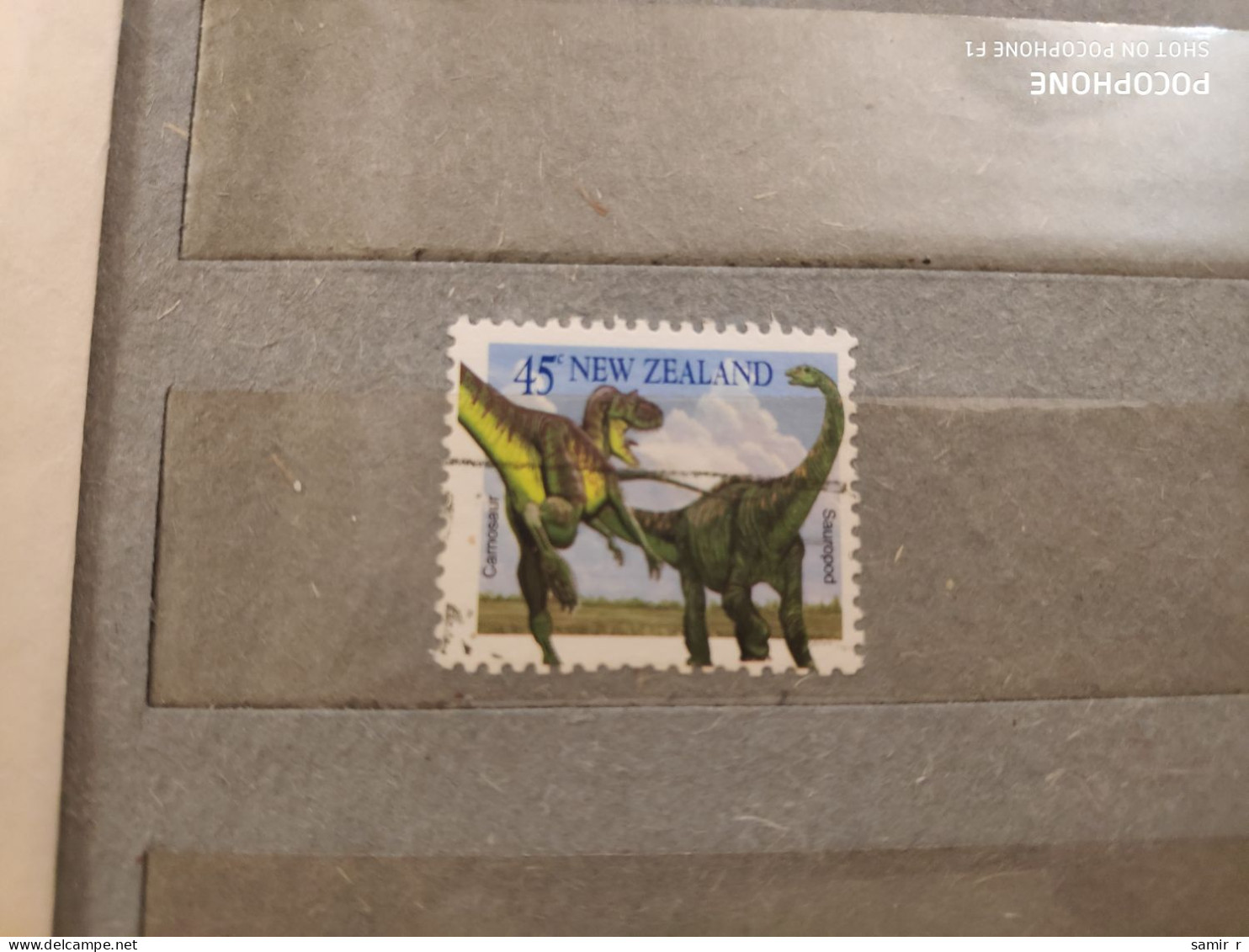 New Zealand	Dinosaurs (F46) - Used Stamps