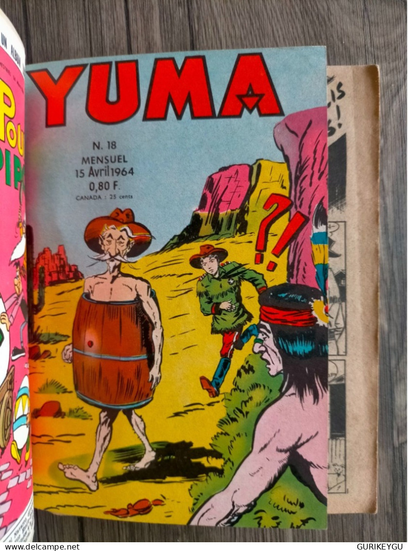 Bd Très Très Rare  ALBUM Reliure YUMA  N° 5 Avec N° 17.18.19 Et 20  Le Petit Ranger LUG 1964 - Lug & Semic