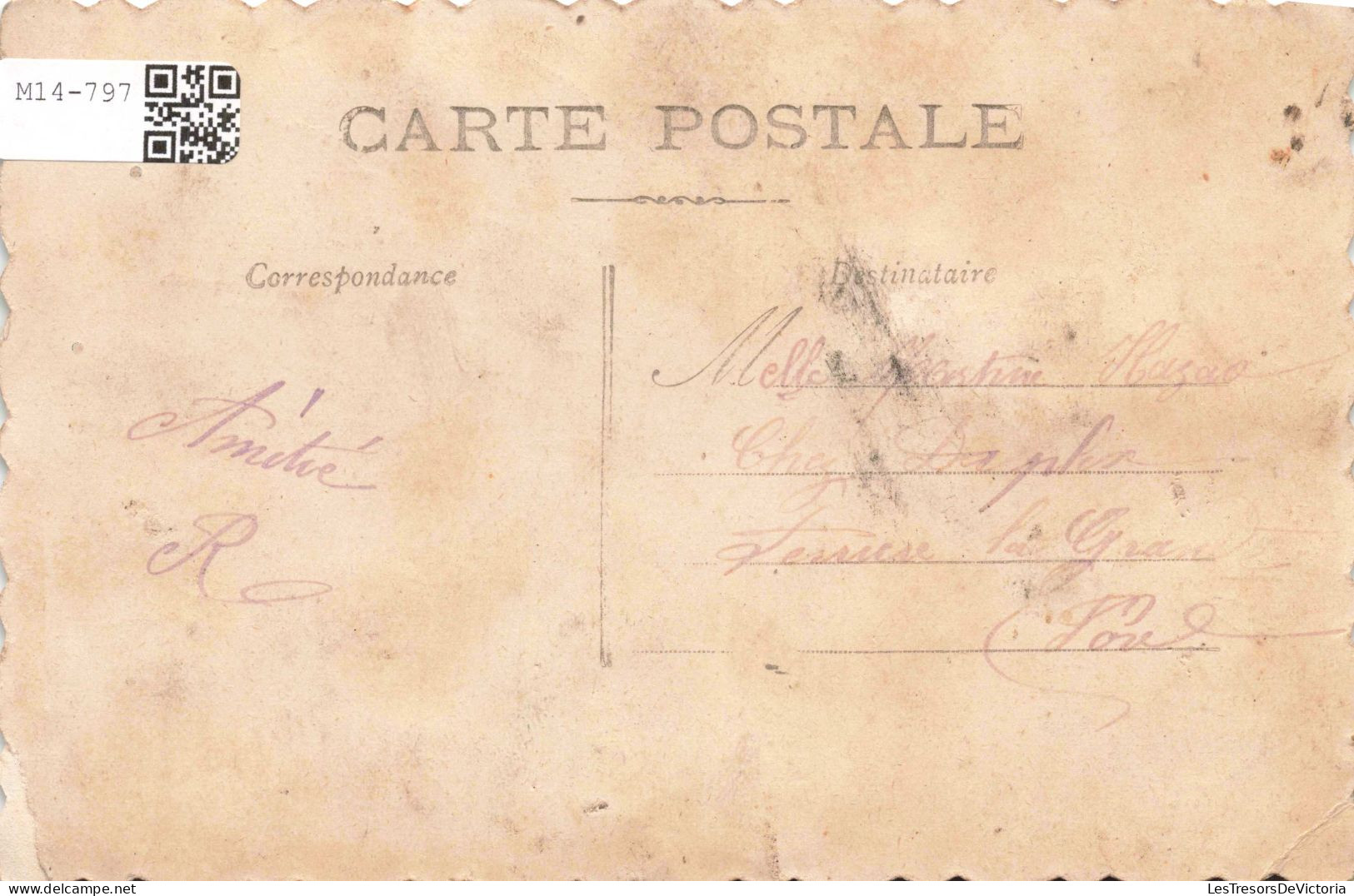 FANTAISIE - Etoile D'Amour - Attends ! J'espère ! Devinez Qui Vous L'envoie - Carte Postale  Ancienne - Sonstige & Ohne Zuordnung