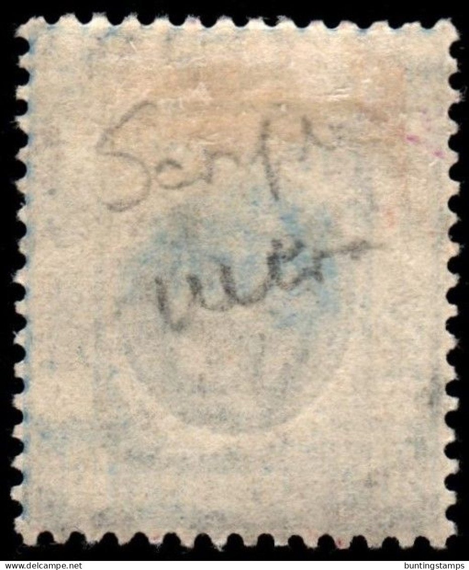 Hong Kong 1921 SG124 10c Bright Ultramarine Mult Script CA  Lightly Hinged Mint - Ongebruikt