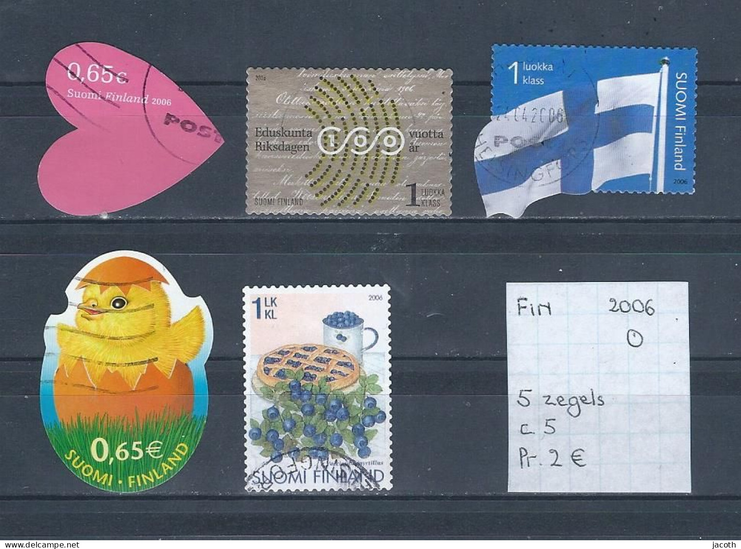 (TJ) Finland 2006 - 5 Zegels (gest./obl./used) - Used Stamps