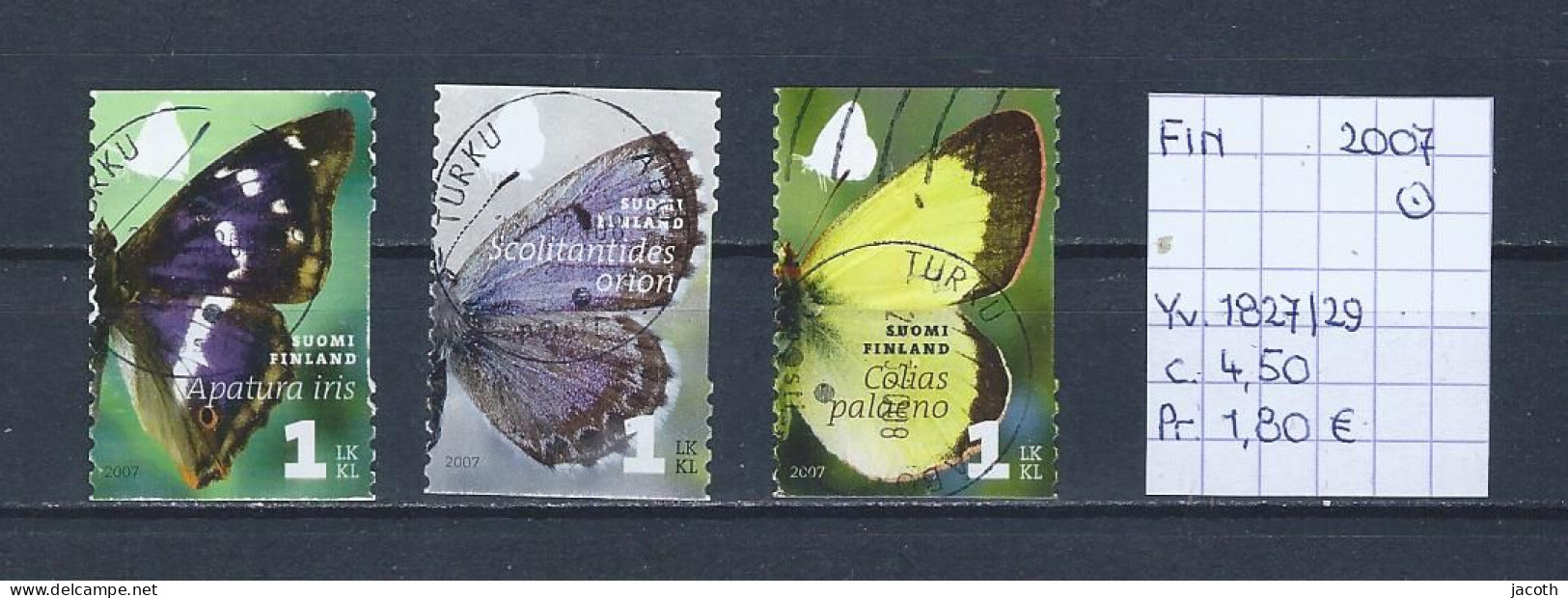 (TJ) Finland 2007 - YT 1827/29 (gest./obl./used) - Used Stamps