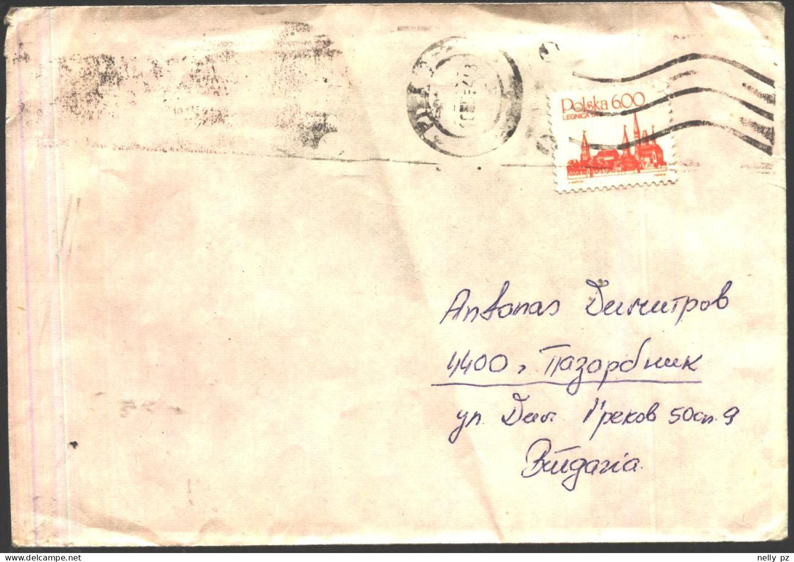 Mailed Cover With Stamps Architecture Legnica  From Poland - Briefe U. Dokumente