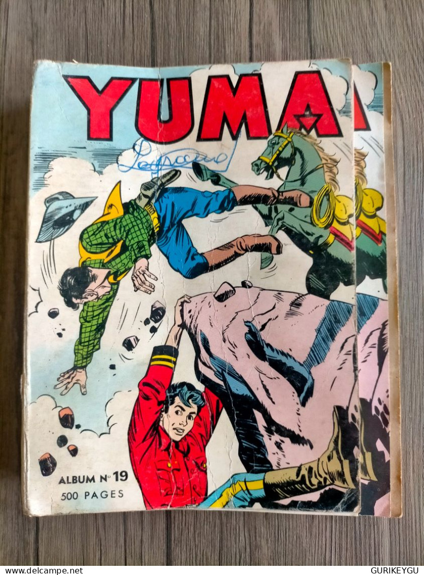 Bd Très Très Rare ALBUM Reliure YUMA  N° 19 Avec N° 73.75 Et 76  LUG 1968 Le Petit Ranger TEX WILLER Et ZAGOR N° 2 - Lug & Semic