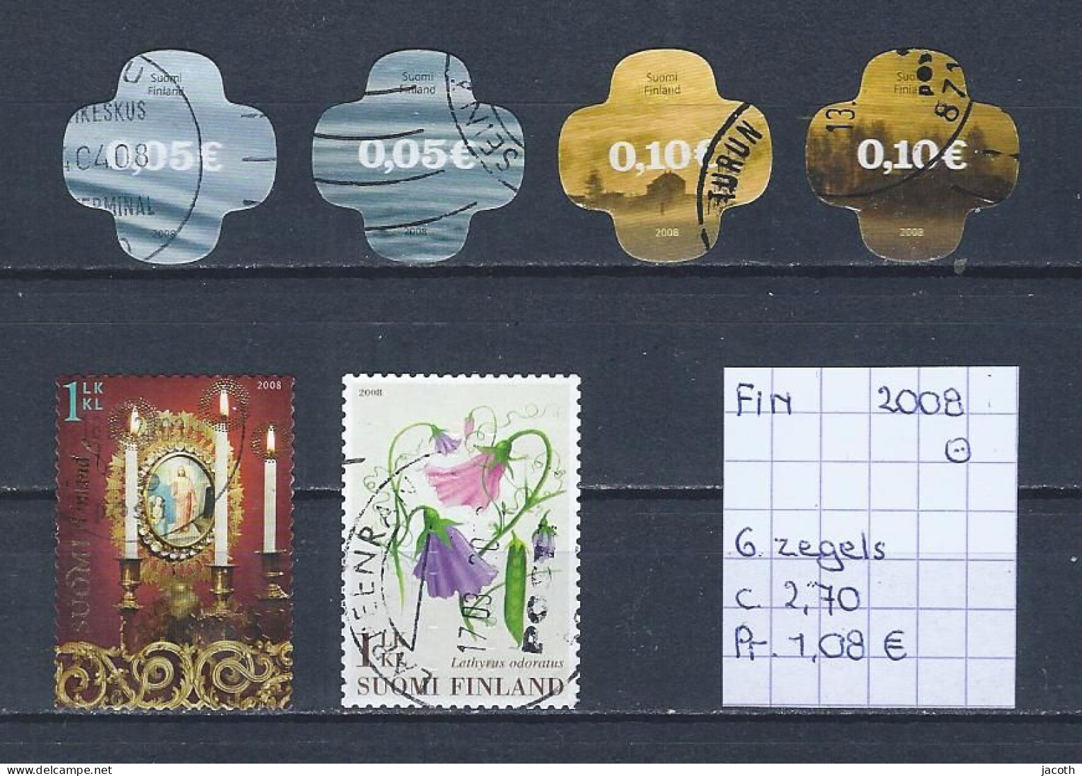 (TJ) Finland 2008 - 6 Zegels (gest./obl./used) - Used Stamps