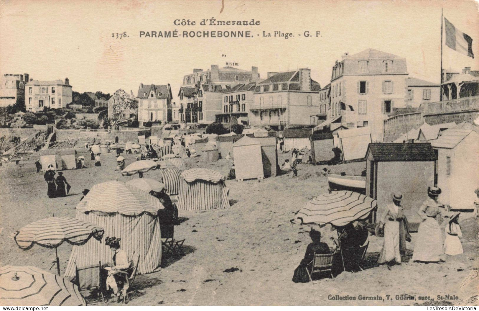 FRANCE - Côtes D'Emeraude - Paramé Rochebonne - La Plage - GF - Carte Postale  Ancienne - Parame