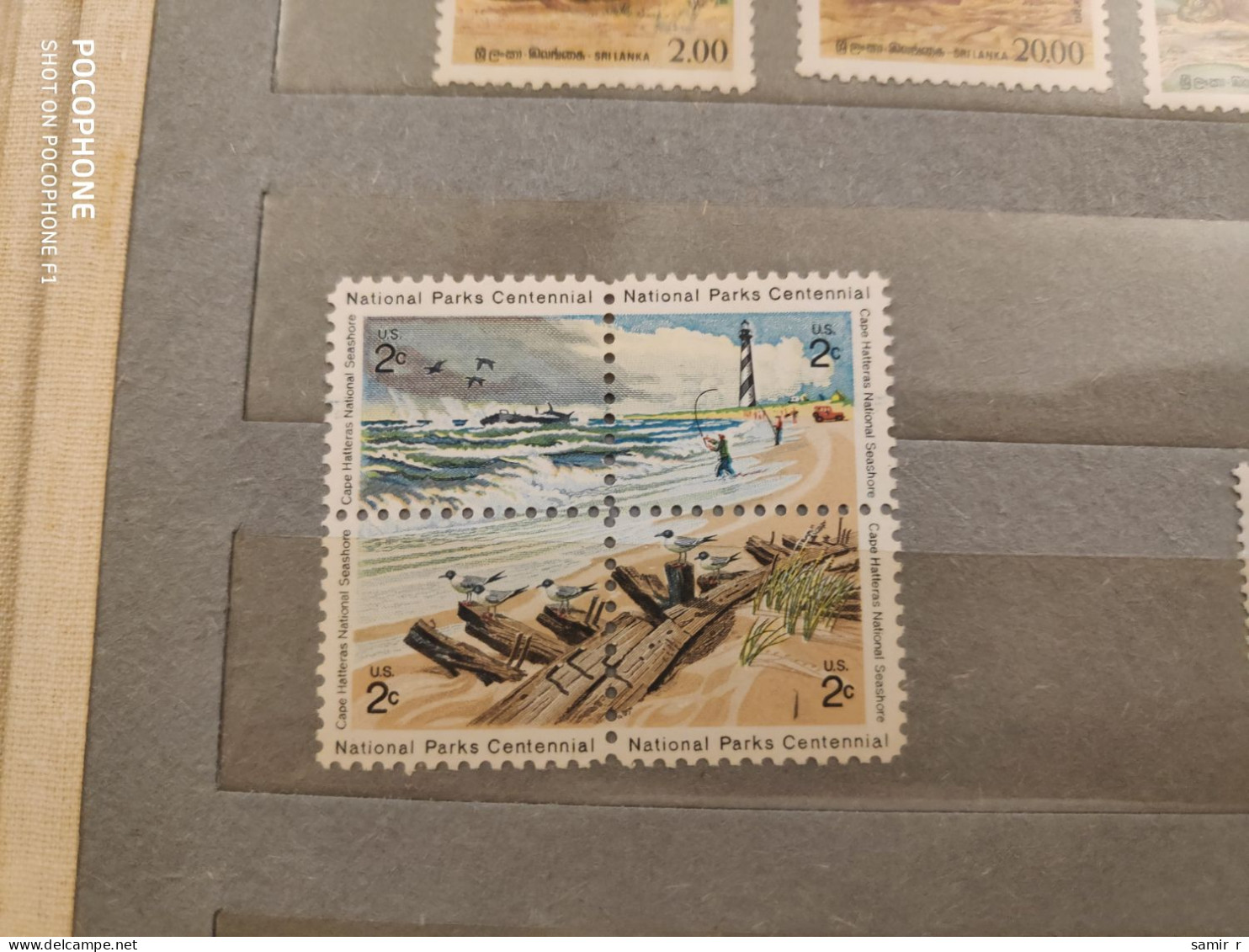 1972	USA	 Park  (F46) - Unused Stamps