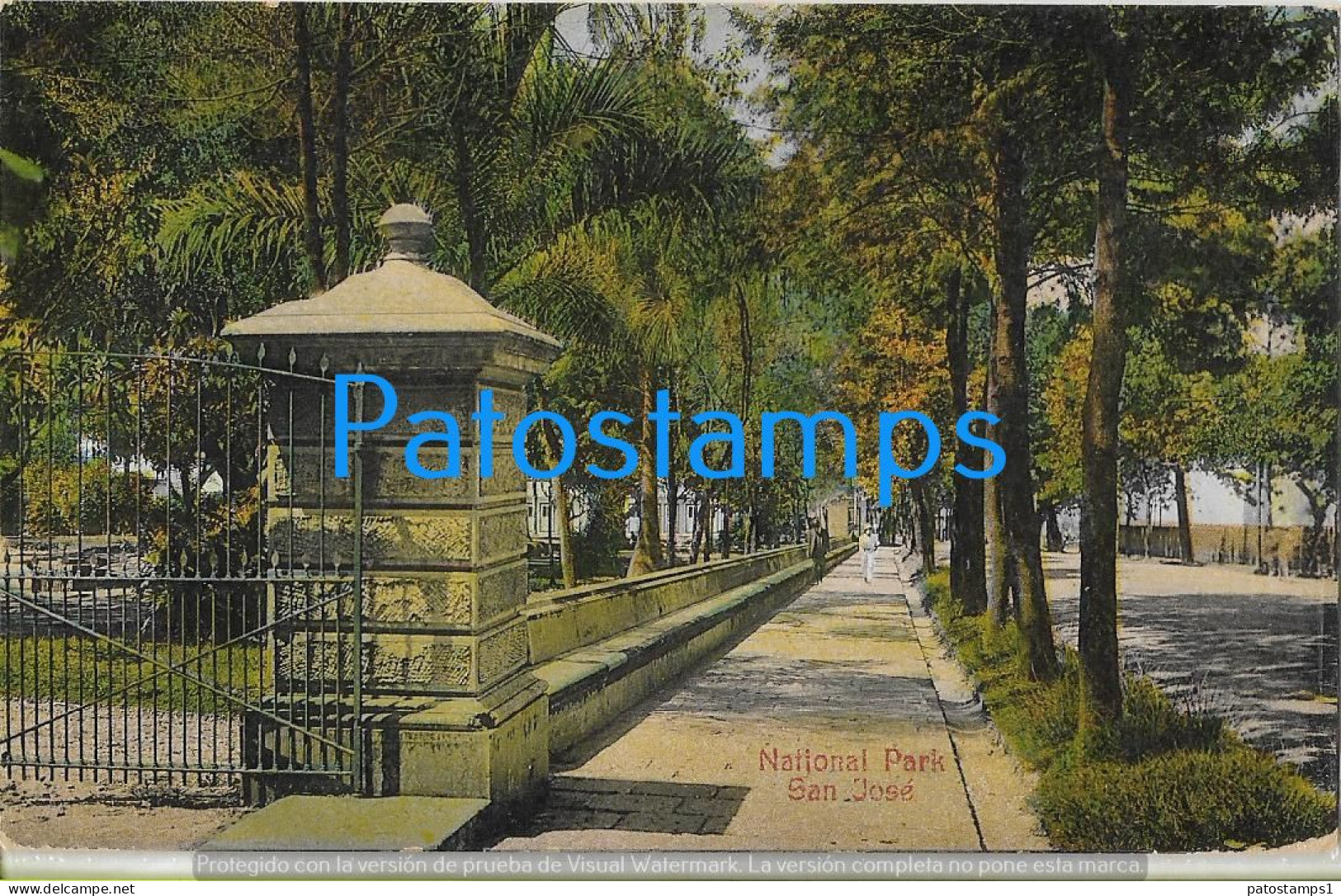 215585 COSTA RICA SAN JOSE NATIONAL PARK POSTAL POSTCARD - Costa Rica