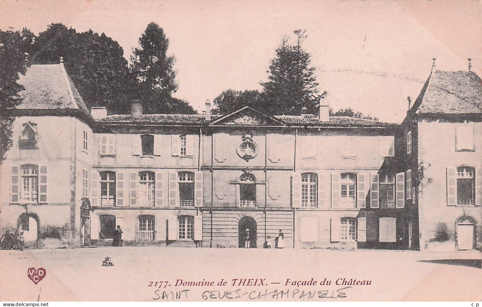 Saint Genes Champanelle - Façade Du Chateau  - CPA °J - Manzat