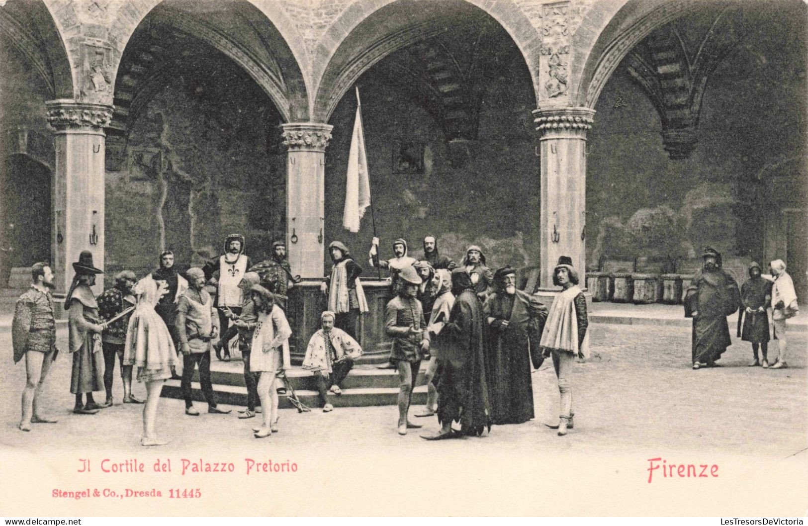 ITALIE - Firenze - Cortille Del Palazzo Pretorio - Carte Postale  Ancienne - Firenze (Florence)