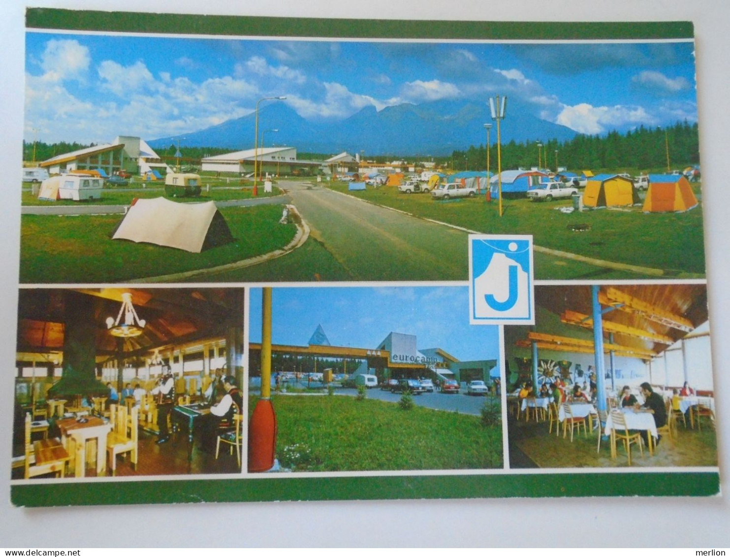 D198720  Old Postcard -  Slovakia  JAVORINA -EUROCAMP Tatranska Lomnica - Vysoke Tatry - Hotels & Restaurants