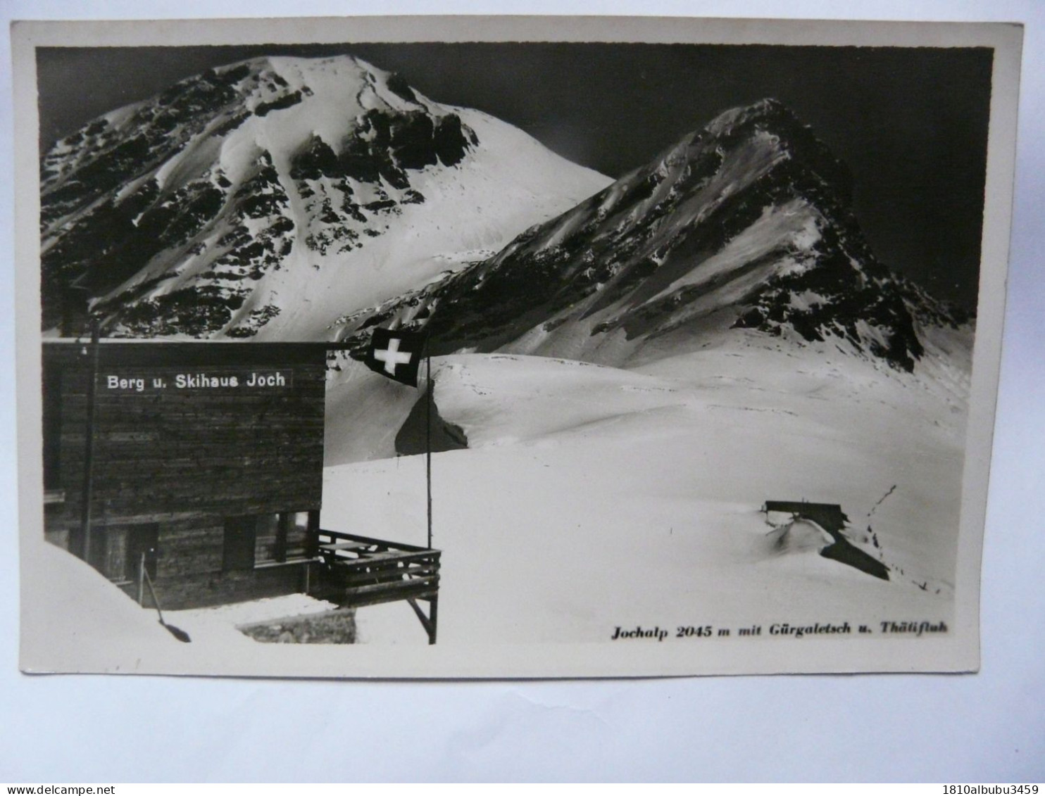 RARE - CPSM SUISSE - BERG- U, SKIHAUS - JOCH - Berg