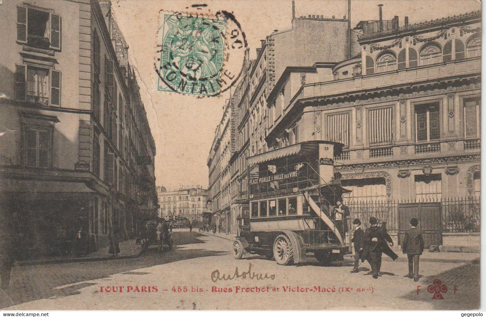TOUT PARIS ( 9ème ) - Rue Frochot Et Victor-Macé ( Autobus ) - Arrondissement: 10