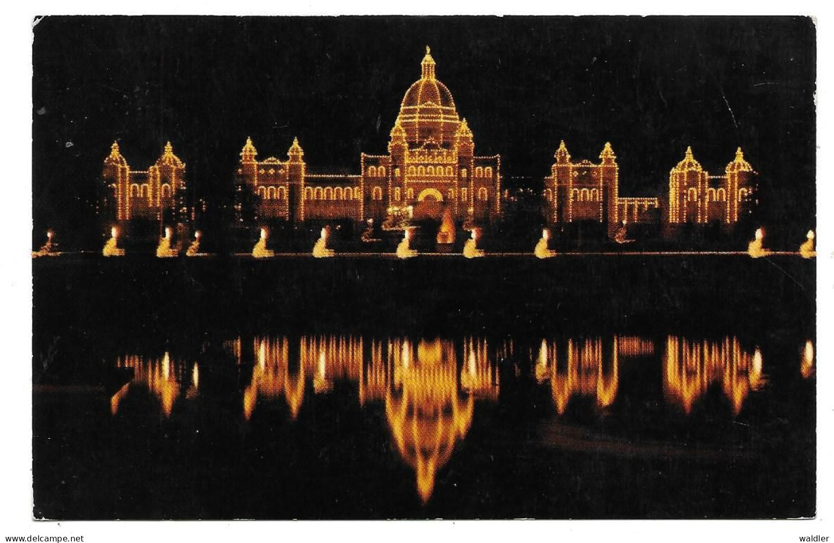 BRITISH COLUMBIA --  VICTORIA, PARLIAMENT AT NIGHT - Victoria