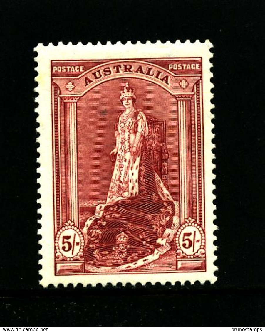 AUSTRALIA - 1938  ROBES  5/  THICK  MINT  SG 176 - Nuevos