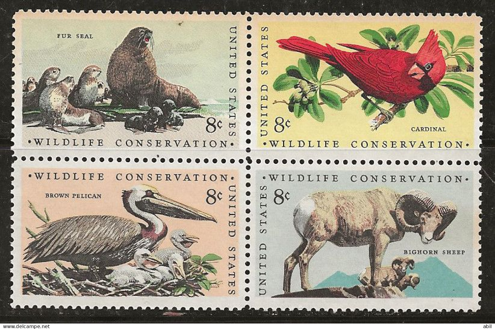 Etats-Unis 1972 N° Y&T :  963 à 966 ** - Unused Stamps