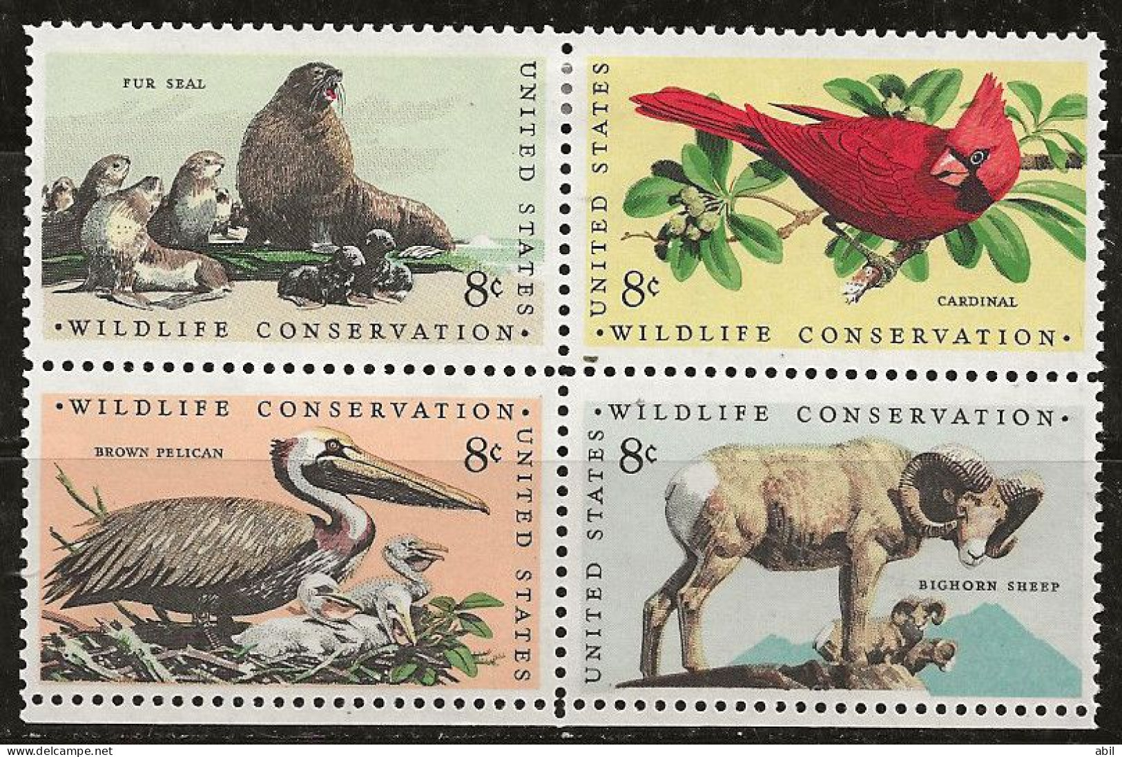 Etats-Unis 1972 N° Y&T :  963 à 966 * - Unused Stamps