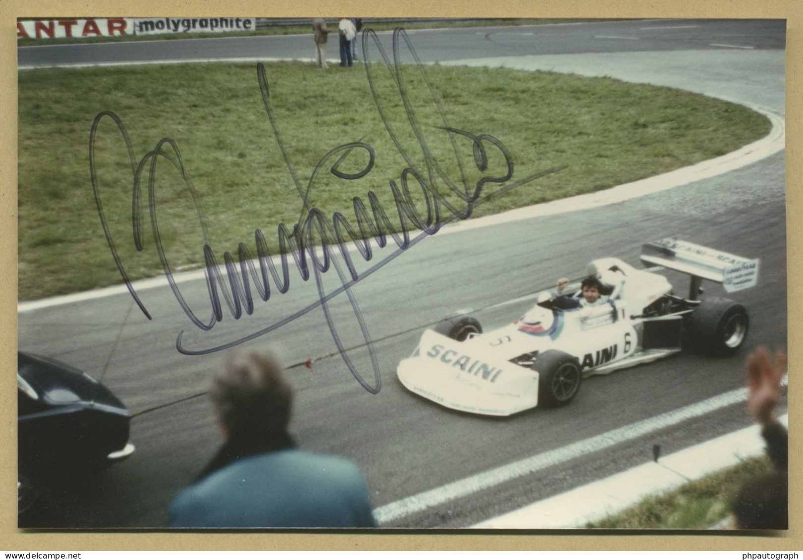 Bruno Giacomelli - Pilote Automobile Italien - Photo Originale Signée - 1977 - Deportivo