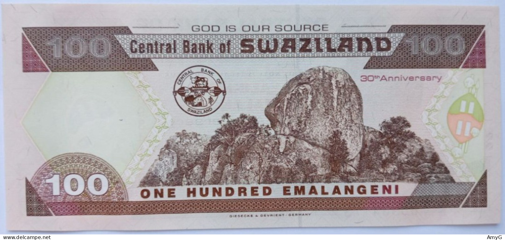 2004 Swaziland  100 Emalangeni ( UNC ) - Swaziland