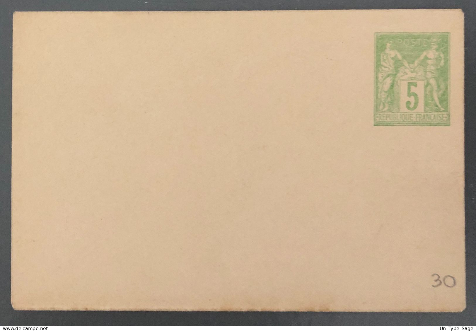 France Entier Type Sage 5c. - Enveloppe - (B1978) - Bandes Pour Journaux