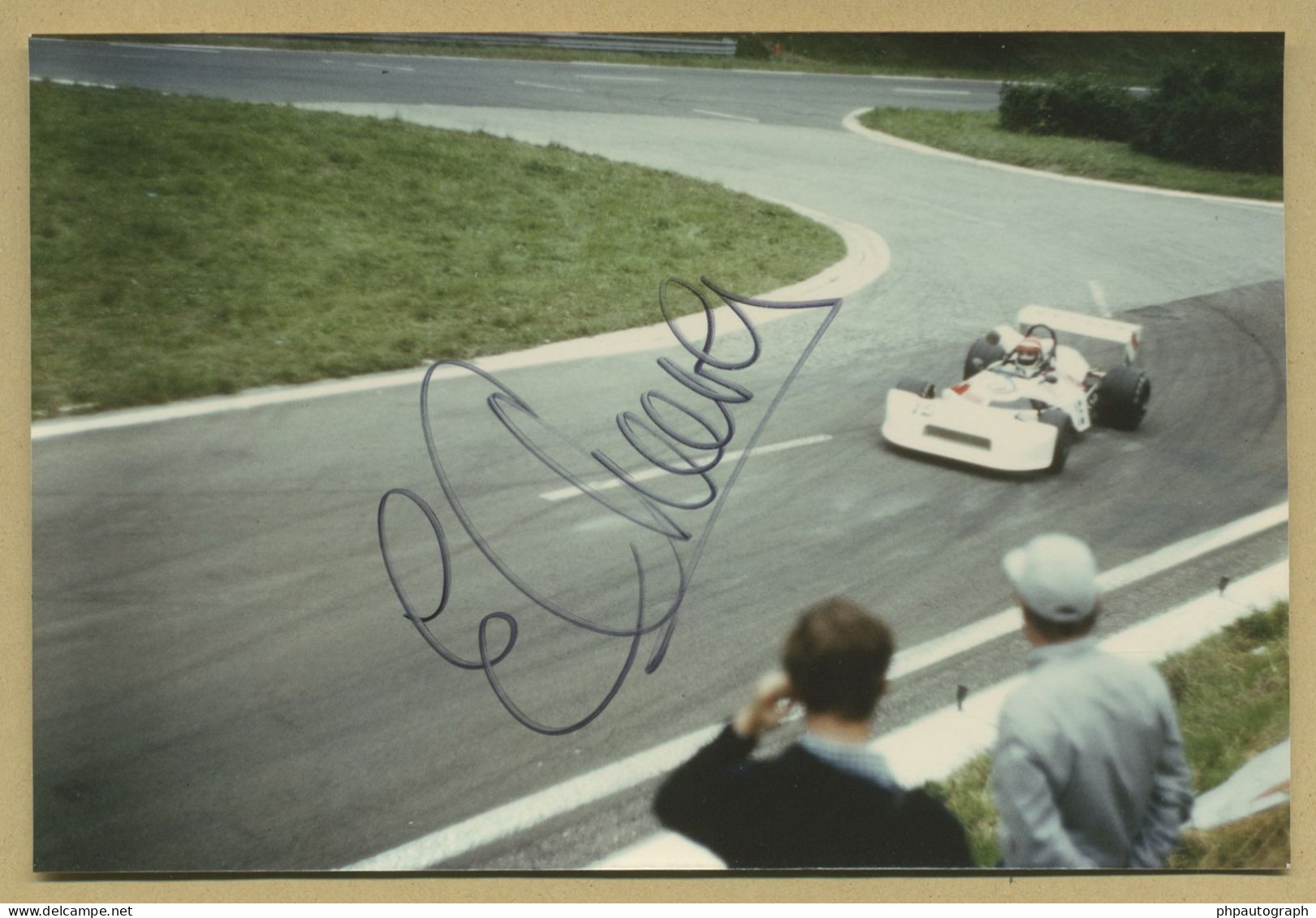 Eddie Cheever - Pilote Automobile Américain - Photo Originale Signée - 1977 - Deportivo
