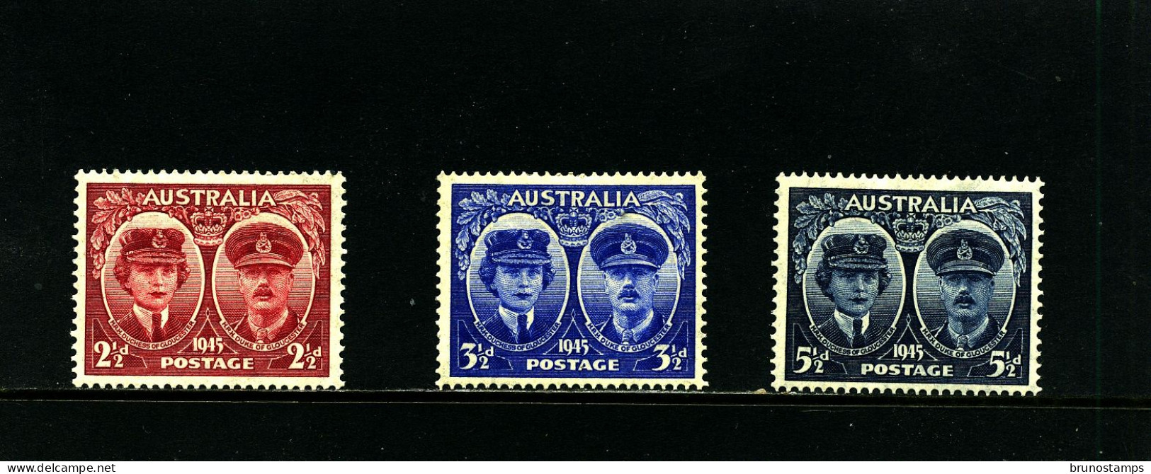 AUSTRALIA - 1945  GLOUCESTER  SET  MINT  NH  SG 209/11 - Ongebruikt