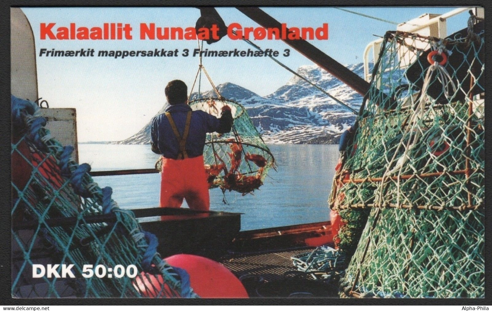 Grönland 1993 - Mi-Nr. Markenheft 3 ** - MNH - Königin Margarethe II / Krabben - Postzegelboekjes