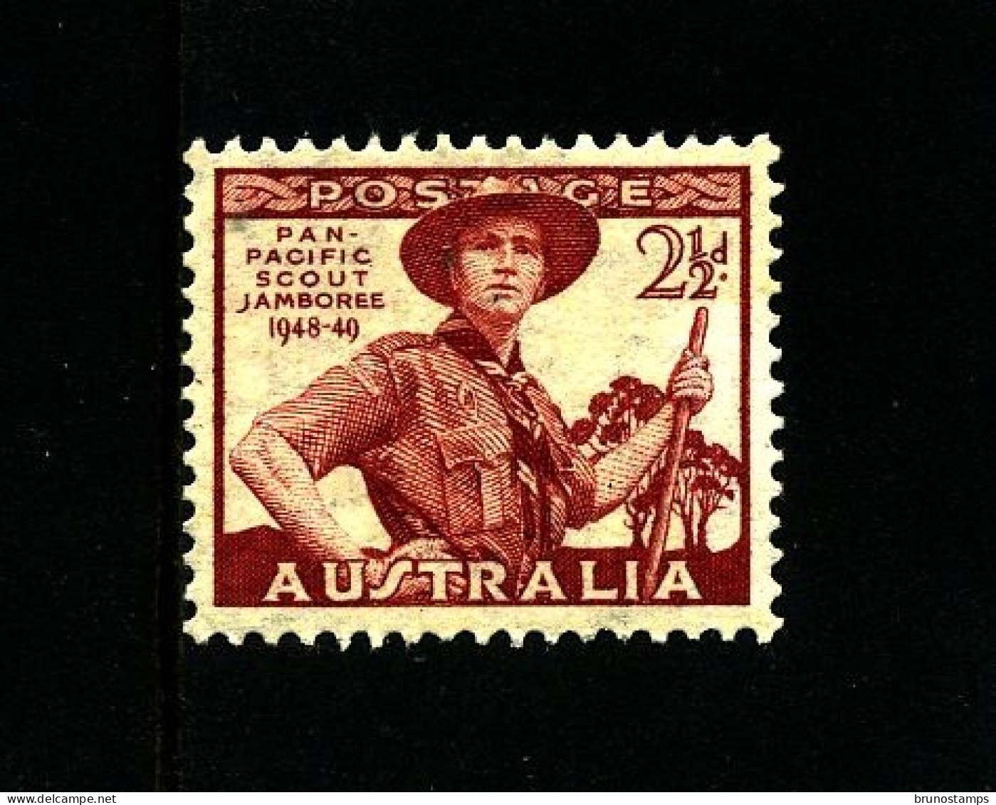 AUSTRALIA - 1948  2 1/2 D  SCOUT  MINT   SG 227 - Ungebraucht