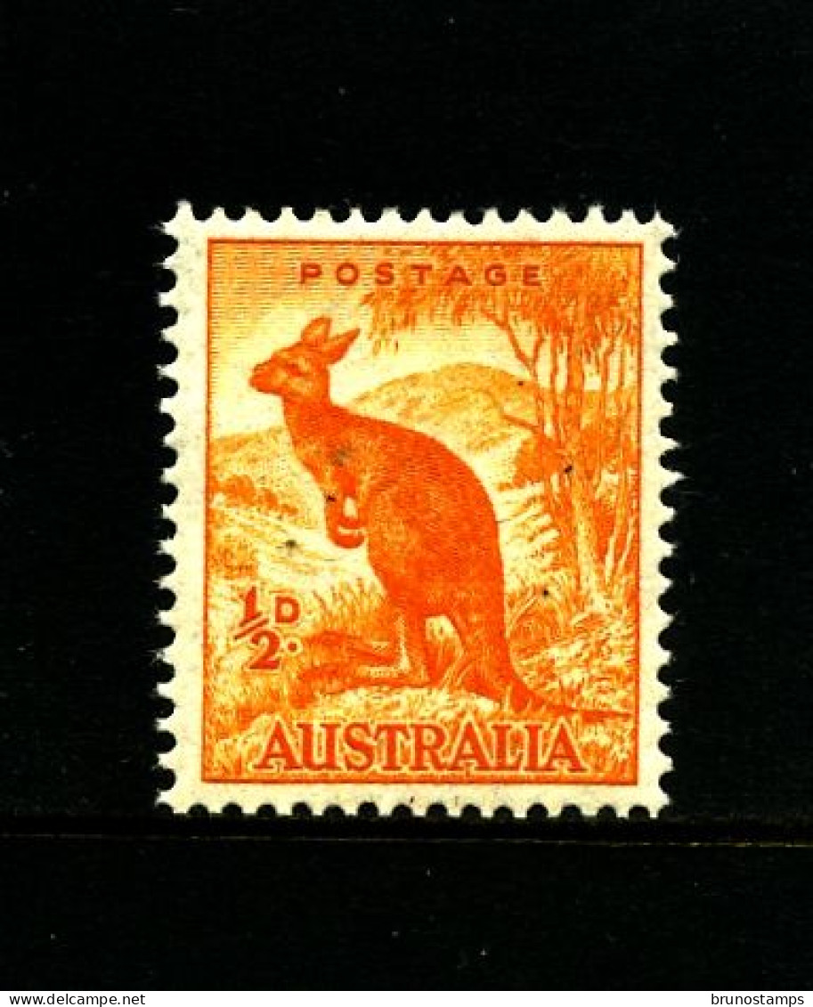 AUSTRALIA - 1949  1/2 D  KANGAROO  NO WMK  MINT   SG 228 - Nuovi