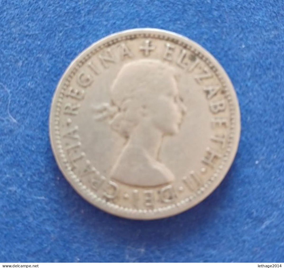 MONETE COINS UNIT KINGSTON BRITISH ROYAUME 1956 2 SHILLING QUEEN ELIZABETH - Andere & Zonder Classificatie